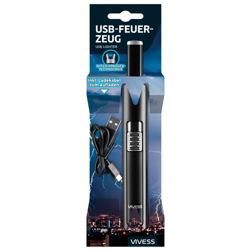 Vivess USB-Feuerzeug Lichtbogen